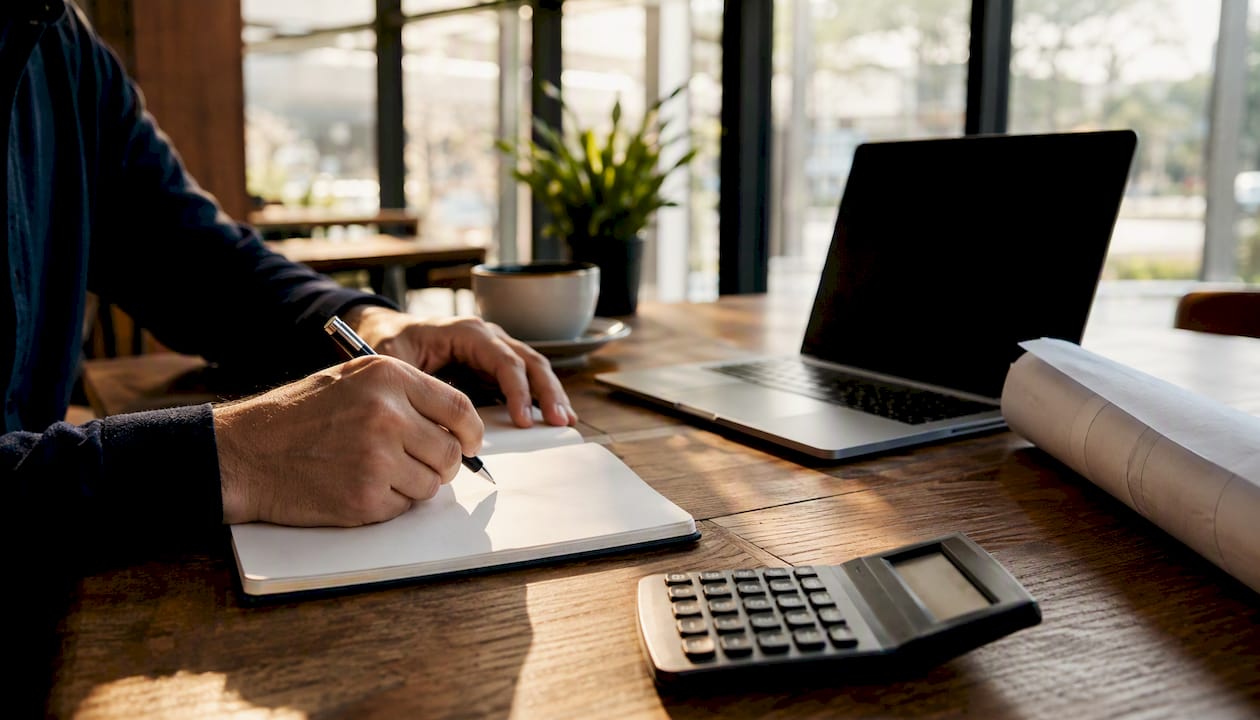 Hands setting job costing records