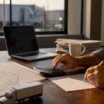 Trucking profitability calculation on desk