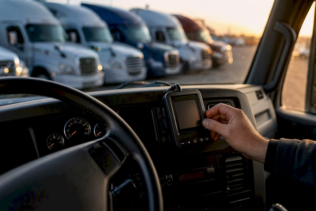 Truck dashboard and fuel efficiency device
