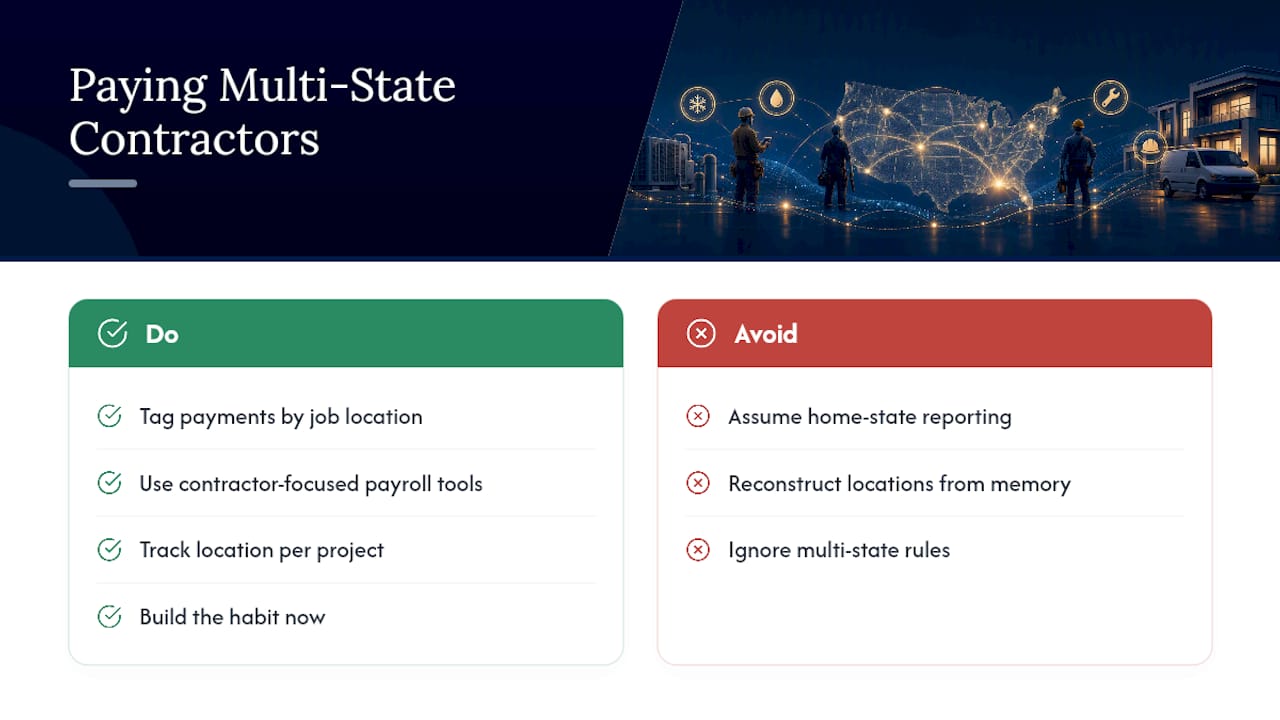 Paying Contractors Who Work Across State Lines — overview diagram