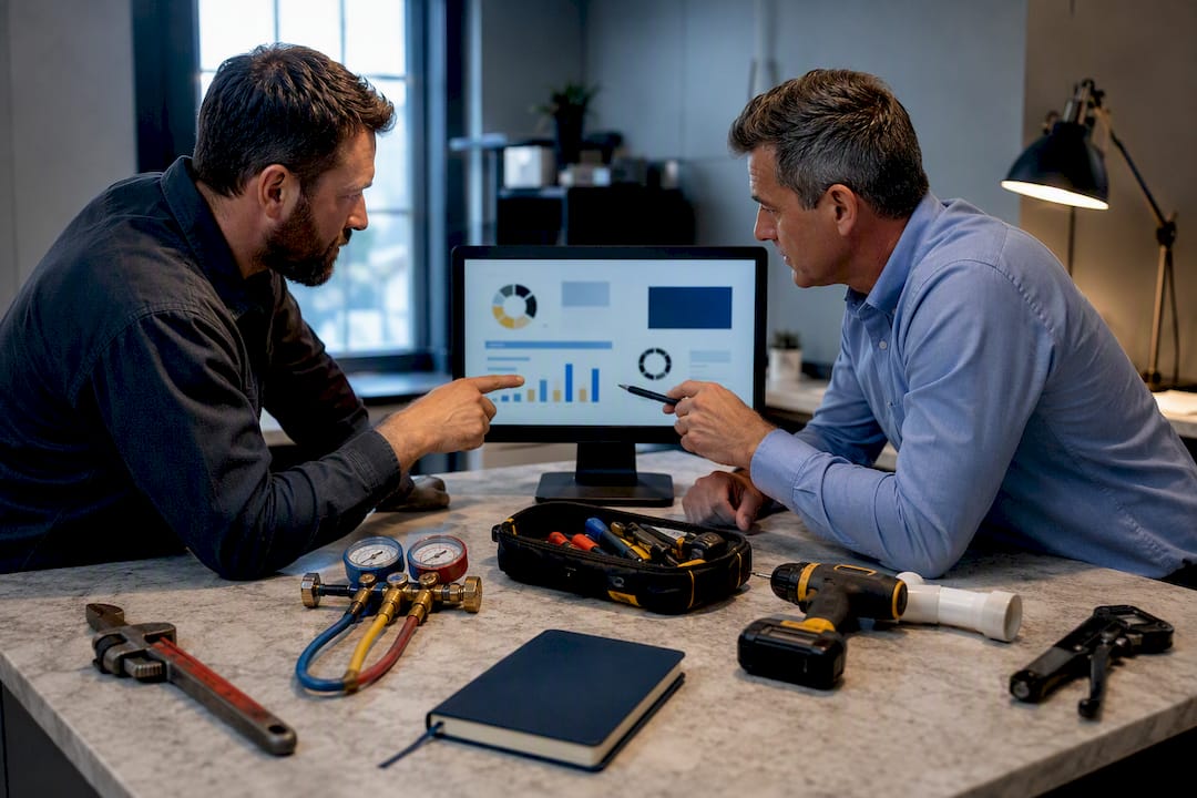 Service owners reviewing overhead allocation decisions