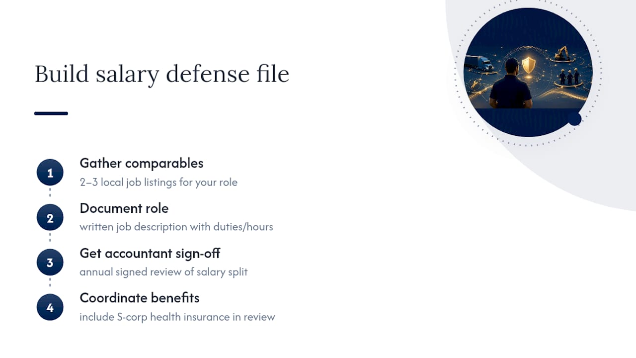 Reasonable Compensation vs Distributions: The Real Audit Trigger — overview diagram