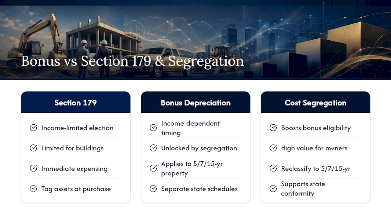 Comparison of depreciation planning paths